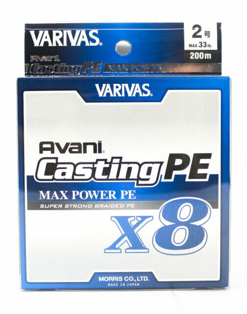 Шнур VARIVAS AVANI CASTING PE MAX POWER X8 200m #2 33lb