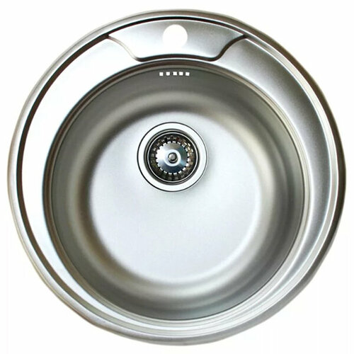 Мойка Furniture врезная круглая D510 (толщина 0,8, глубина 180) 00-00007124