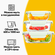 Набор стеклянных контейнеров для еды и хранения продуктов, с герм...