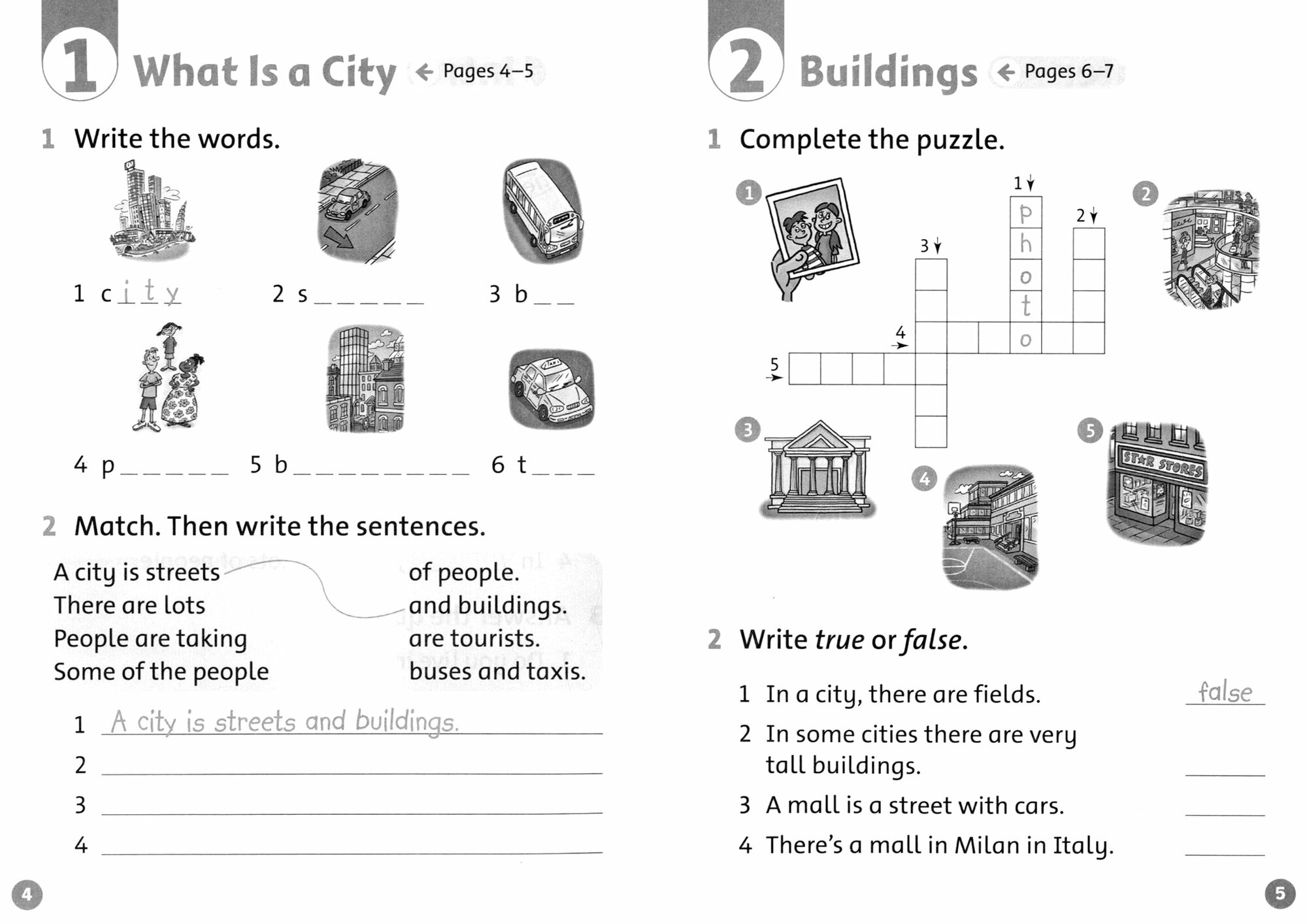 Oxford Read and Discover. Level 2. Cities. Activity Book - фото №3