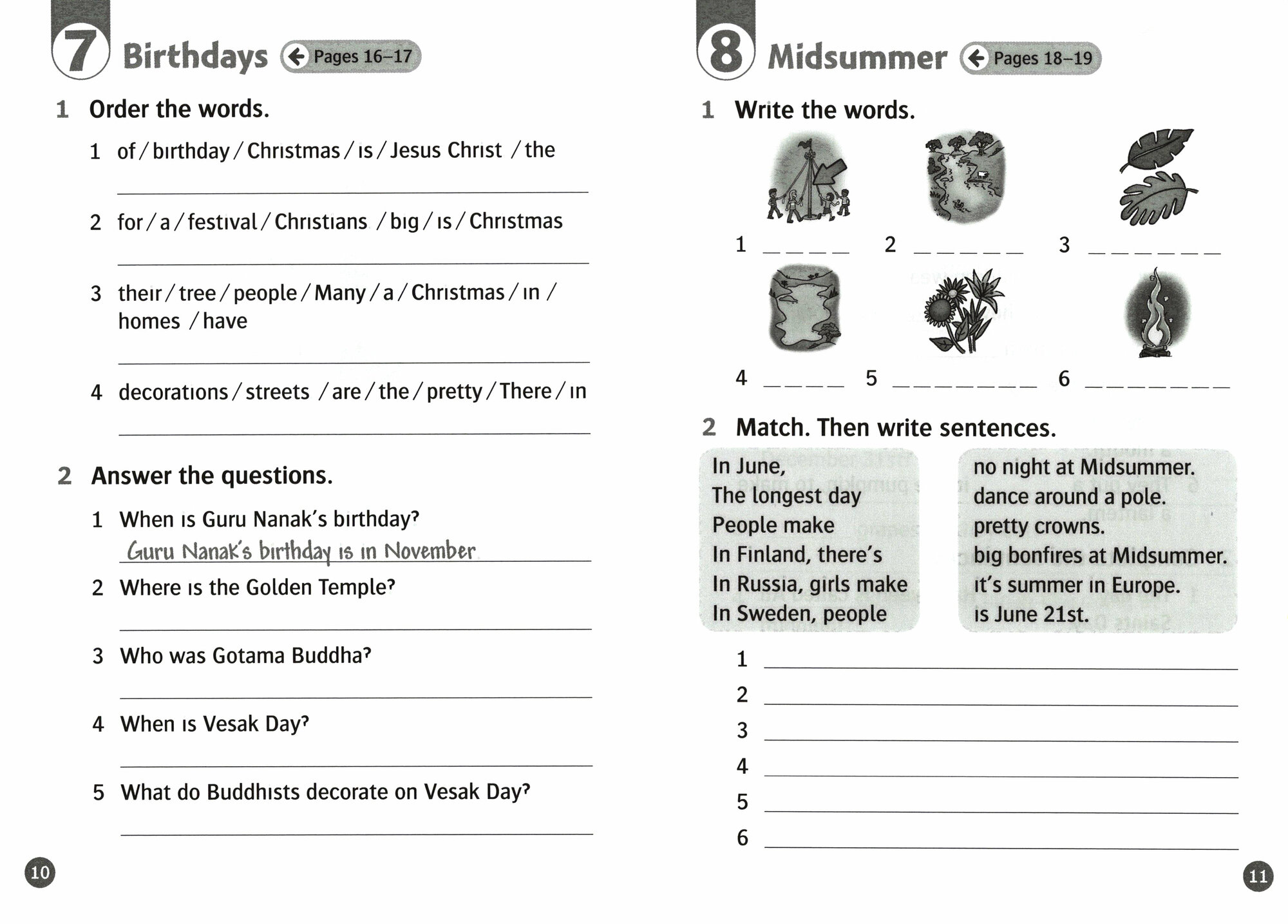Oxford Read and Discover. Level 3. Festivals Around the World. Activity Book - фото №3