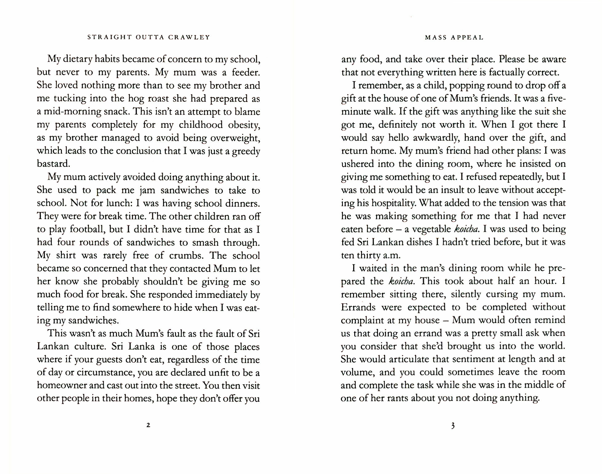 Straight Outta Crawley. Memoirs of a Distinctly Average Human Being - фото №2