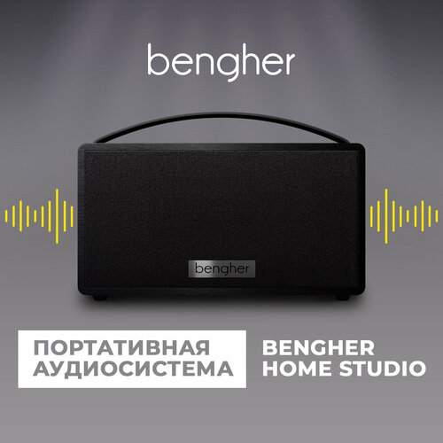 Купить Портативная акустика Bengher Home Studio, 100 Вт, черный - цена ...