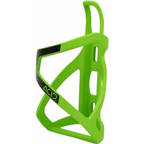 Флягодержатель CUBE ACID Bottle Cage left HPP - matt green n glossy black