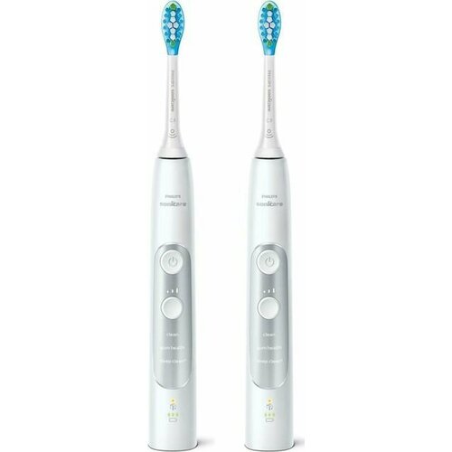 Philips звуковая щетка Sonicare ExpertClean 7300 HX9611 / 19 2 шт. Белый