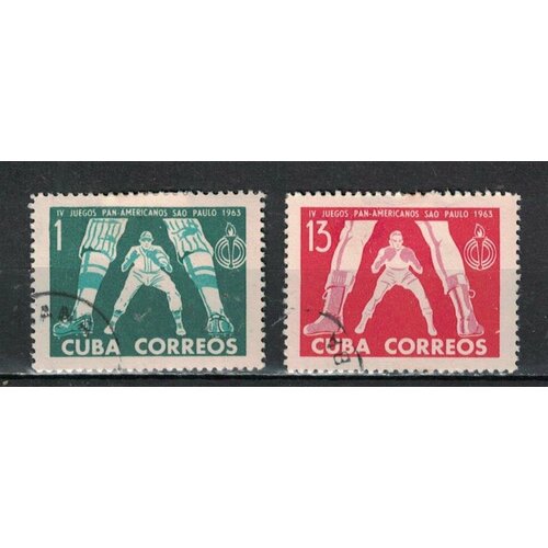 Почтовые марки Куба 1963г. 4-е Панамериканские игры, Сан-Паулу Спорт U