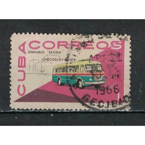 Почтовые марки Куба 1965г. Транспорт - Автобус Автобус U
