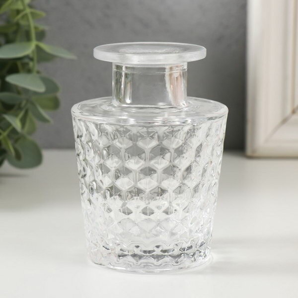 фото Диффузор для эфирных масел "Соты" 100 мл прозрачный 6х6х9 см