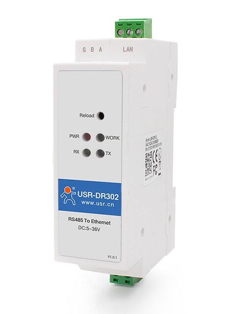 Преобразователь интерфейсов RS485-Ethernet USR DR302