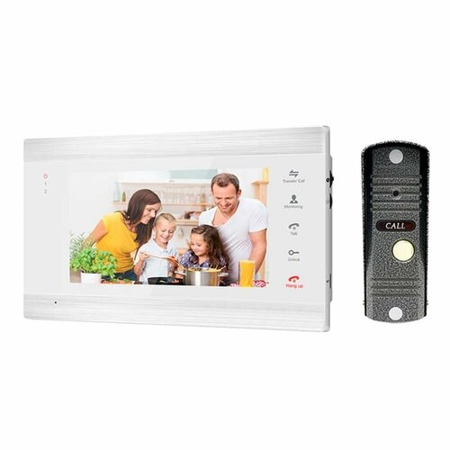 Комплект видеодомофона с видеопанелью Proline DF-KIT706W-801S