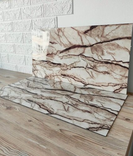 Изображение товара 3D панель самоклеящаяся "Мраморная плитка" 30х60см (24шт в уп.)