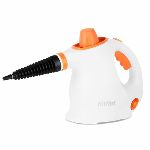 Пароочиститель Kitfort КТ-9194-2 бело-оранжевый 2390₽
