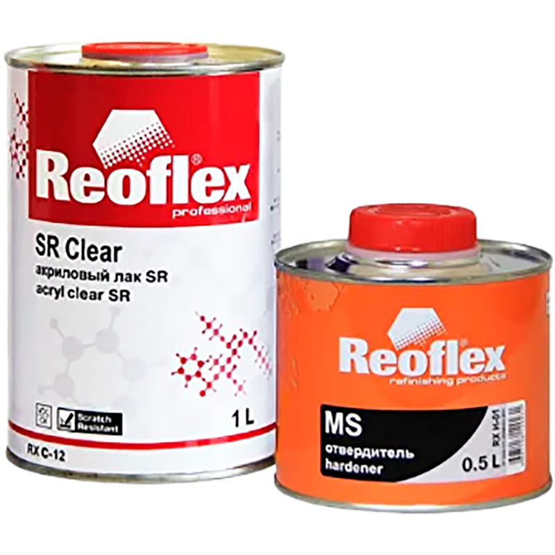 Акриловый лак Reoflex SR Clear RX C-12 (1л) с отвердителем