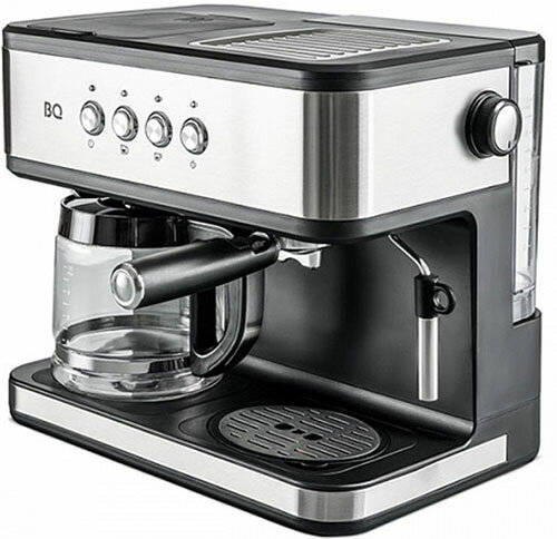 Кофеварка BQ CM1005, стальной/черный
