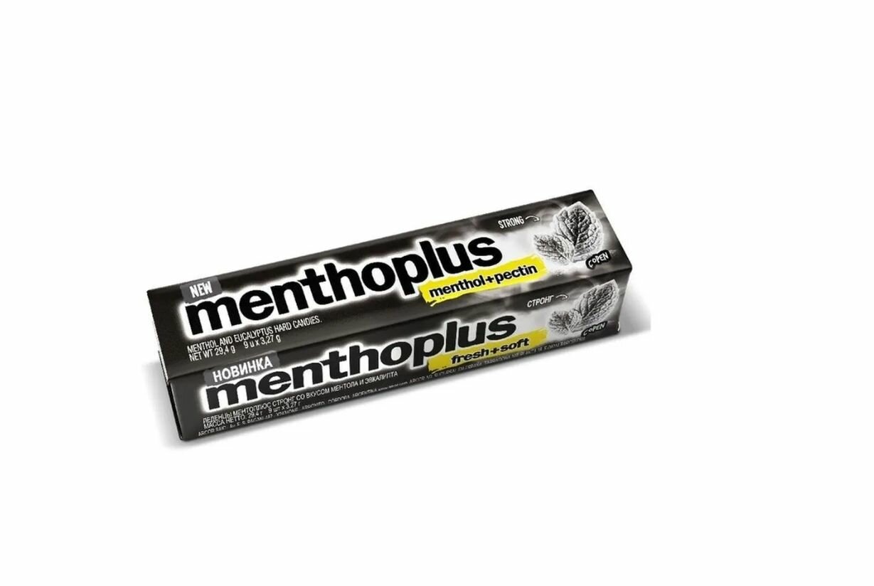 Леденцы Menthoplus STRONG освежающий вкус 29,4 г. набор 12 шт - фотография № 8