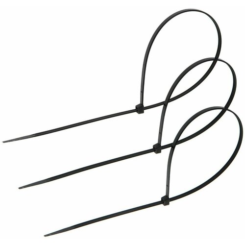 Хомут нейлоновый пластик для стяжки 48х400 мм черный в уп 100 шт 502₽