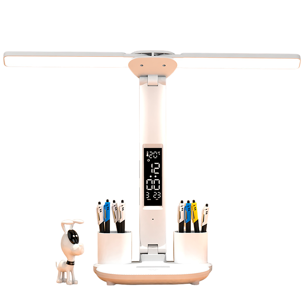 фото Лампа настольная светодиодная, USB светильник, с органайзером, экран