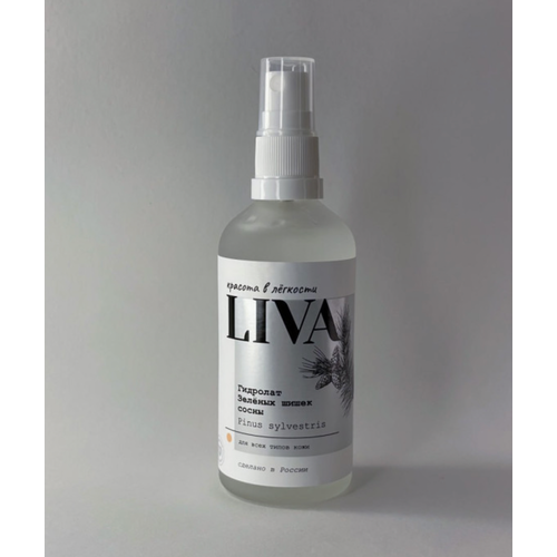 Лива / Liva - Гидролат для всех типов кожи лица Зеленых шишек сосны 100 мл