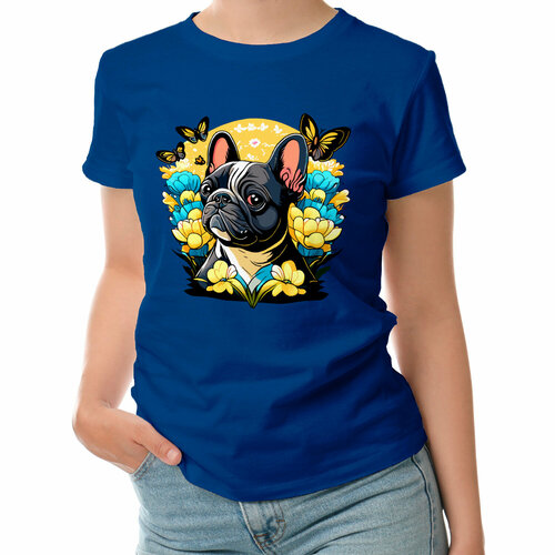 фото Футболка roly, размер 2xl, синий