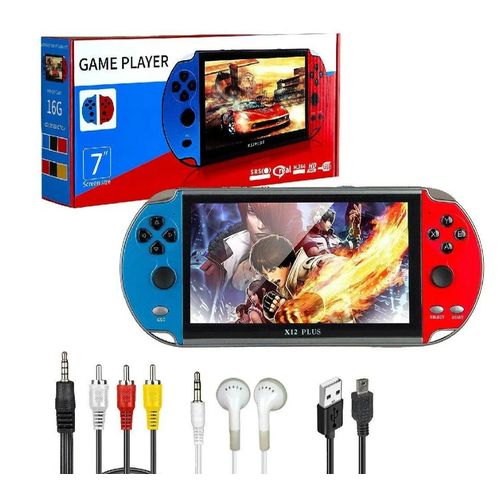 Игровая мобильная консоль Портативная игровая консоль X12 Plus Портативная приставка 7 дюймов 16 GB 8500 игр LEMIL 378900₽