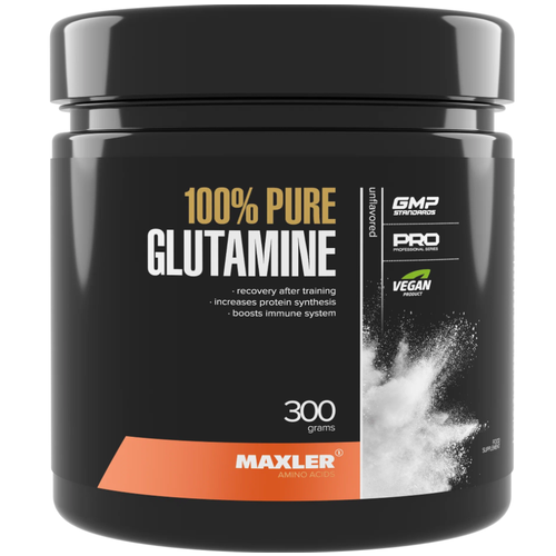 фото Глютамин maxler 100% pure glutamine 300 г