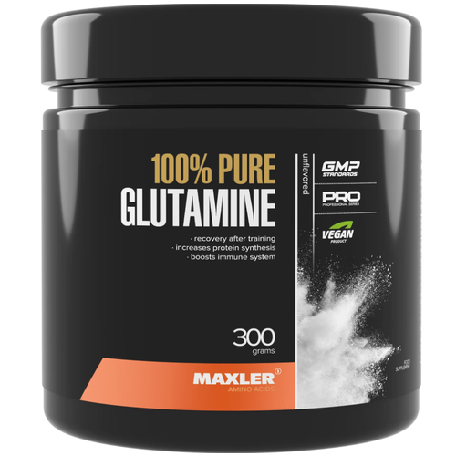 Глютамин Maxler 100% Pure Glutamine 300 г l glutamine maxler usa 100% golden glutamine 300 г нейтральный