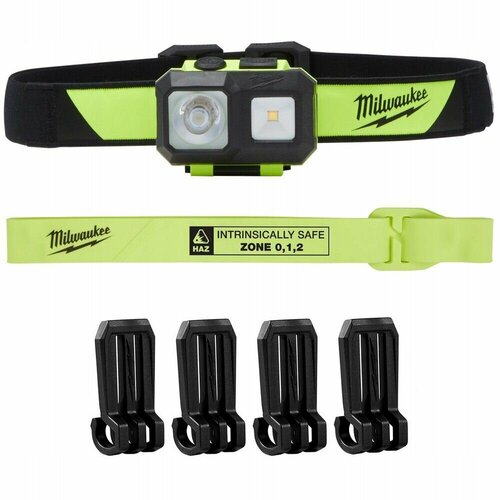 фото Налобный фонарь на батарейках milwaukee ishl-0, безопасный