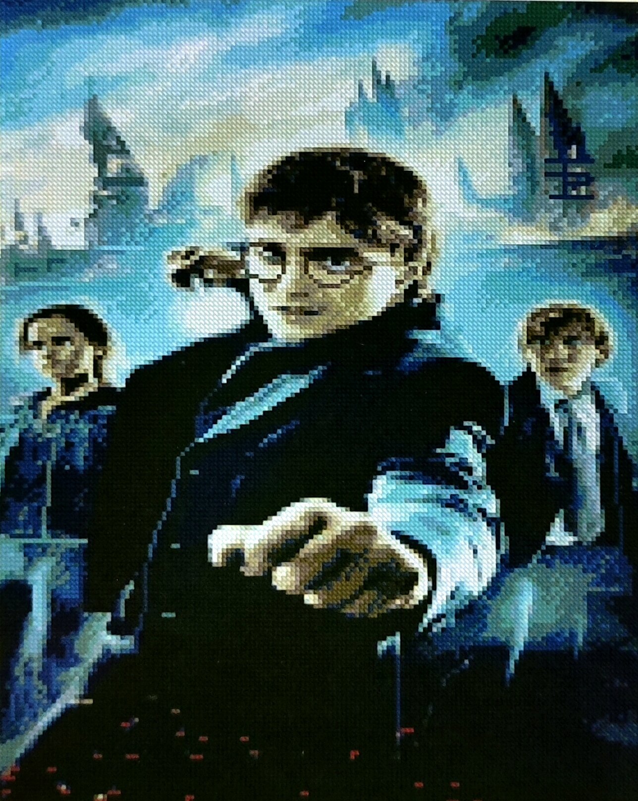 фото Алмазные мозаика круглые стразы, 40/50 Гарри Поттер, космос, абстракция, поп-арт, фьюжн, фэнтези, мистика, лицо. Портрет