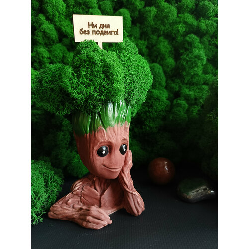 Грут со мхом + стик 