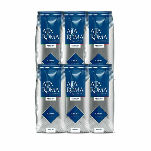 Кофе в зернах Almafood Altaroma Crema, робуста, арабика, 6кг