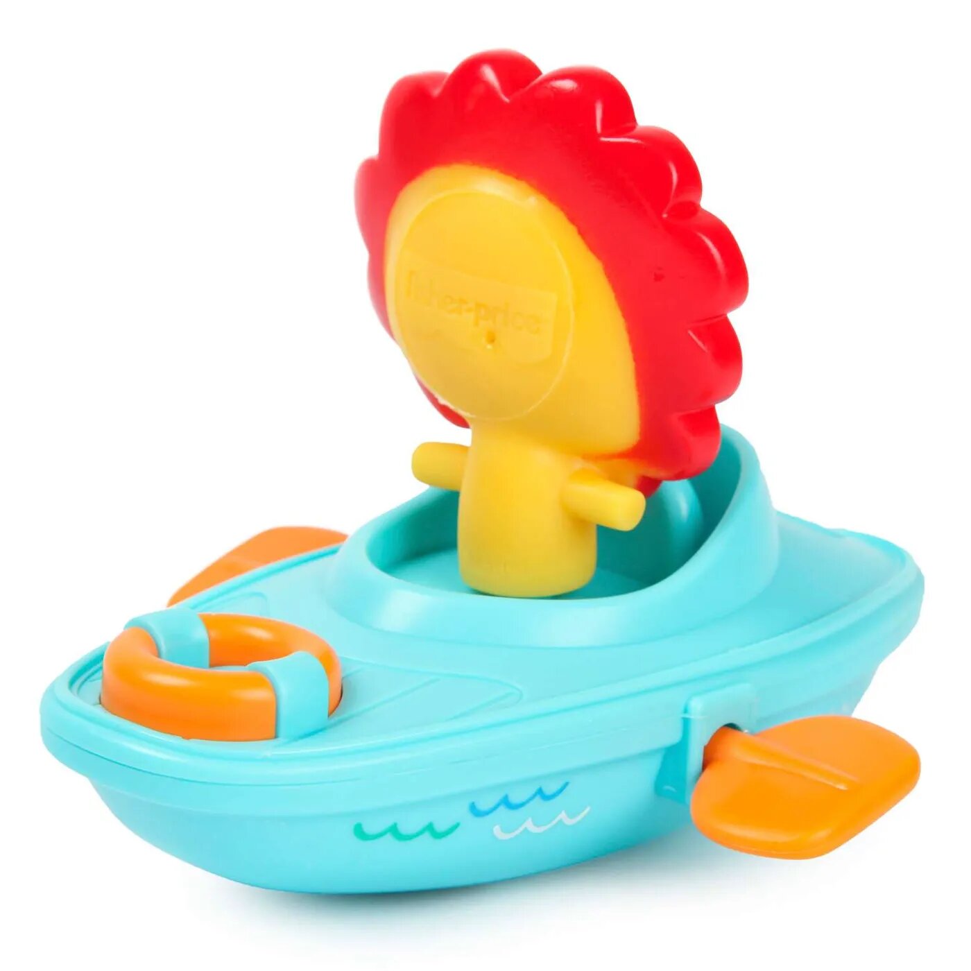 Игрушка для ванной Fisher Price Лодка со львом GMBT003A