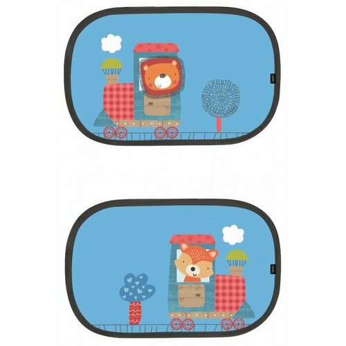 Солнцезащитные шторки Tenda Lion Fox 2 шт. Голубой