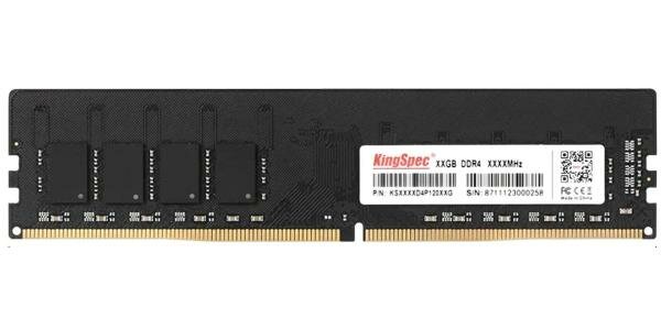 Оперативная память для компьютера 8Gb (1x8Gb) PC4-25600 3200MHz DDR4 DIMM CL17 Kingspec KS3200D4P13508G