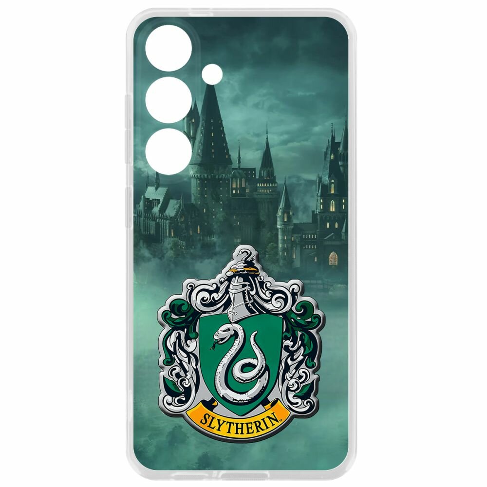 Чехол-накладка Krutoff Clear Case Гарри Поттер. Слизерин для Samsung Galaxy S24+