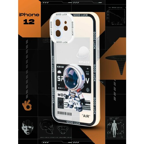 фото Чехол о'кейси, для iphone 12, с принтом, прозрачный, силиконовый