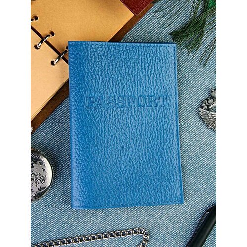фото Обложка для паспорта lotoc documen1smax, синий