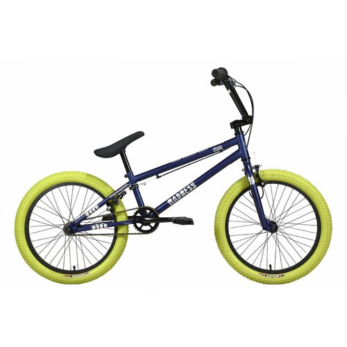 Велосипед Stark'24 Madness BMX 1 темно-синий матовый/серебристый/хаки