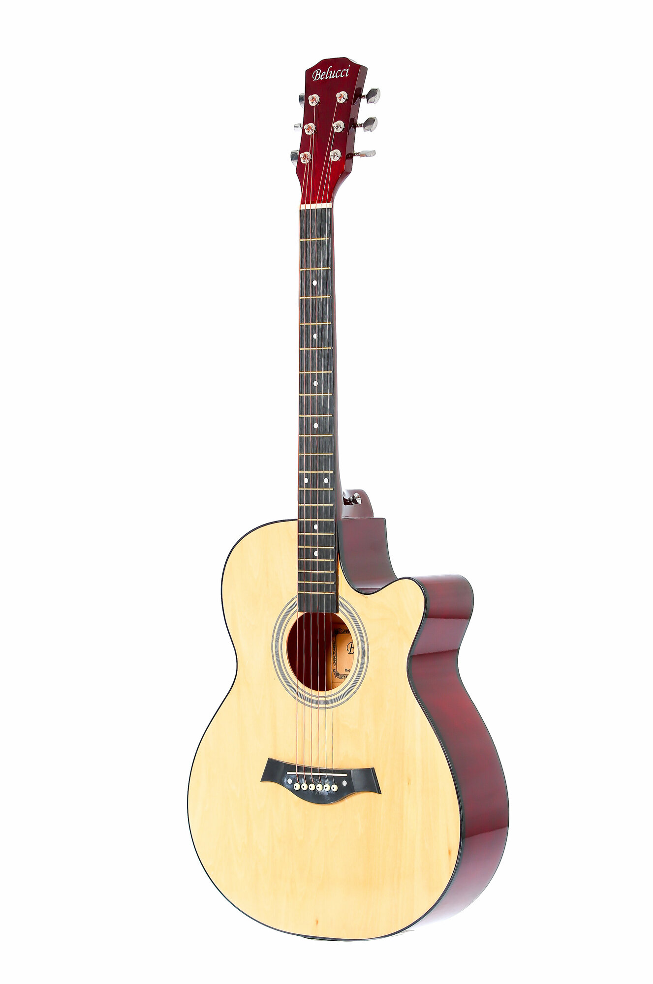 Акустическая гитара Belucci BC4110 N,41 дюйм, глянец, бежевая