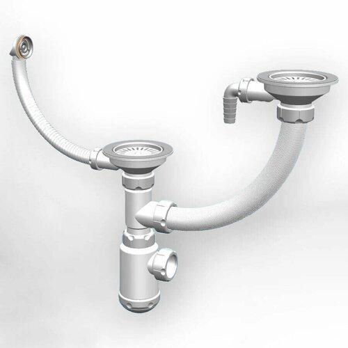 Сифон для кухонных моек GRAND СФ-0005 1750₽