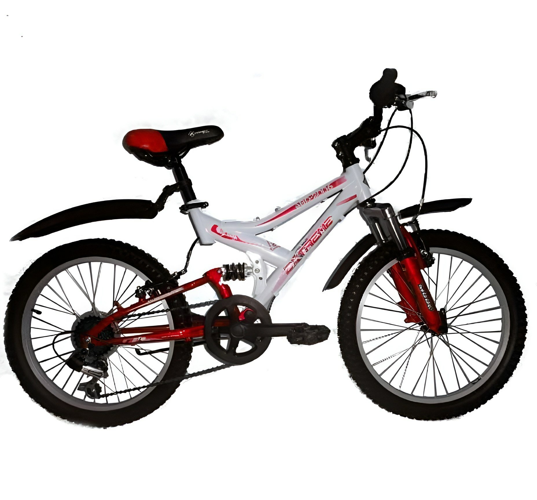 Велосипед "6" MTB 6 - скоростей, "EXTREME force". АВD-2600, красный