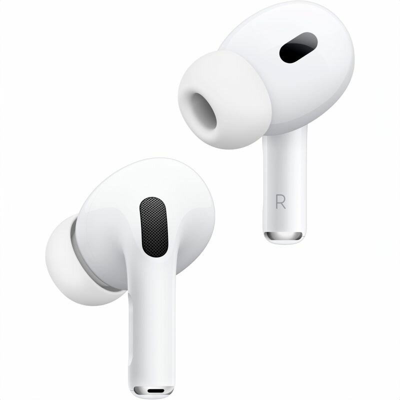 Наушники беспроводные Apple AirPods Pro (2 поколение 2023 USB-C) для iPhone в футляре с зарядкой MagSafe Case, активное шумоподавление, Dolby Atmos, защита от пота и воды — фото 1