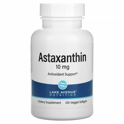 Астаксантин 10 мг Lake Avenue Nutrition, 120 капсул