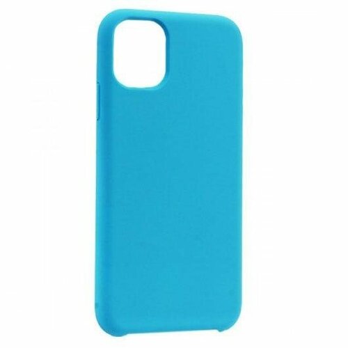 Чехол для iPhone 11, G-Net Silicon Case, голубой