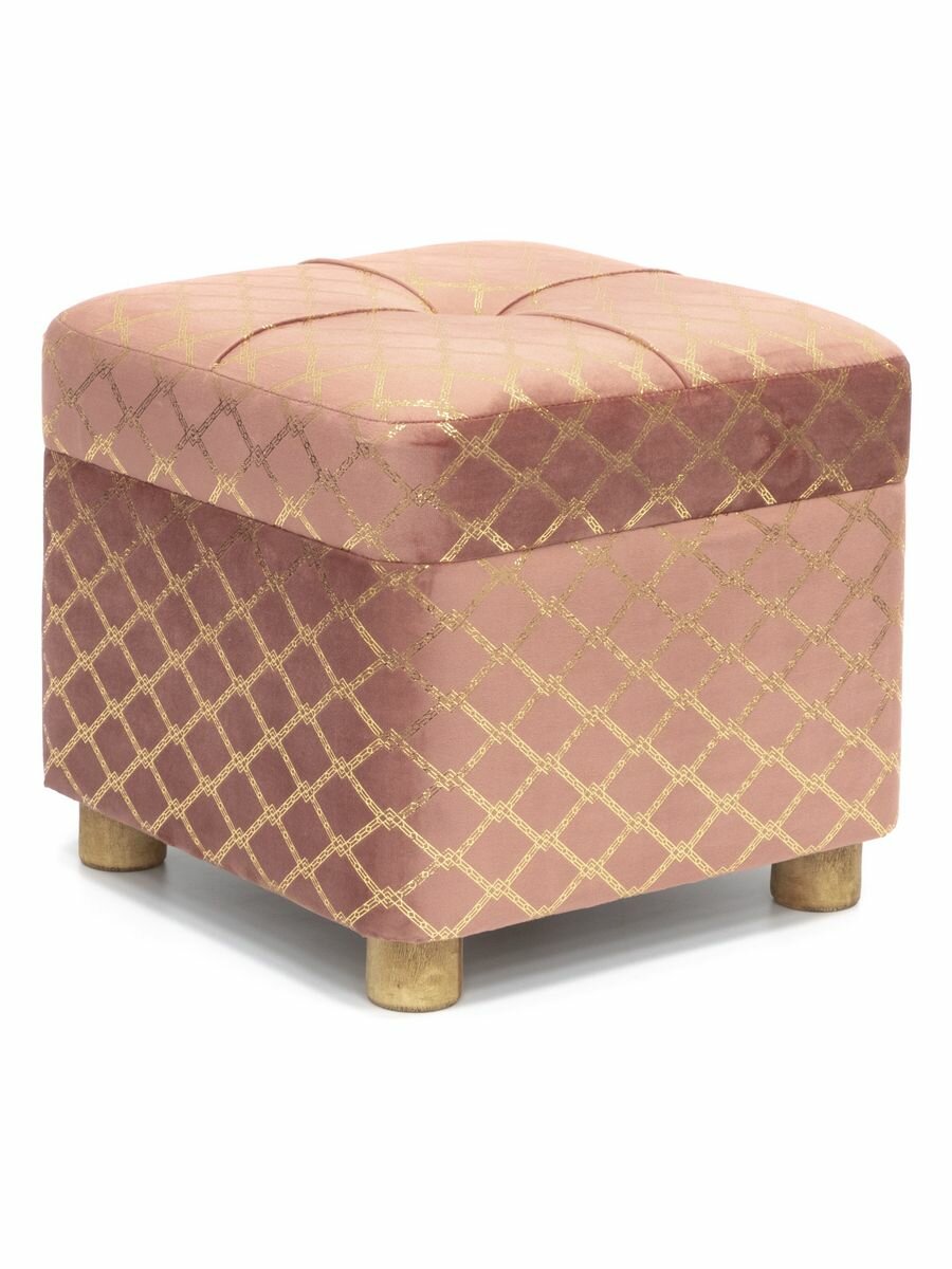 фото Пуфик Casaentera CE04-49-200 розовый/золото 360х360х330