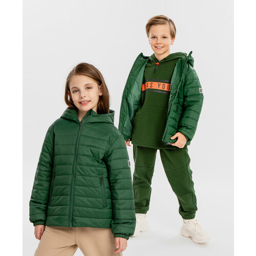 фото Куртка button blue, размер 164, зеленый