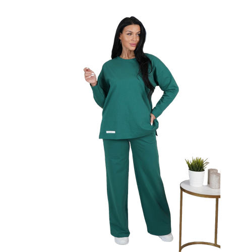 Комплект одежды ИСА-Текс, размер 50, зеленый комплект иса текс размер 50 синий