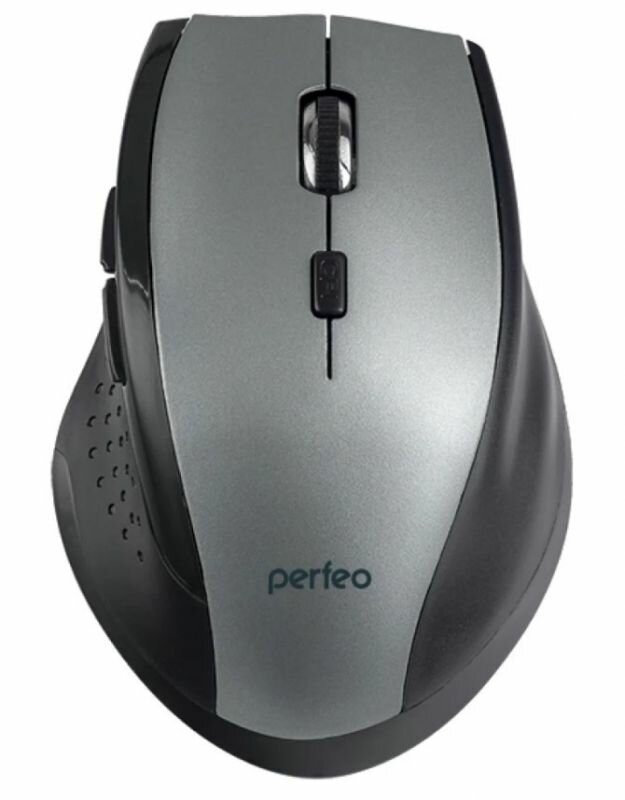 Мышь беспроводная PERFEO PF-A4508 DAILY серый металлик