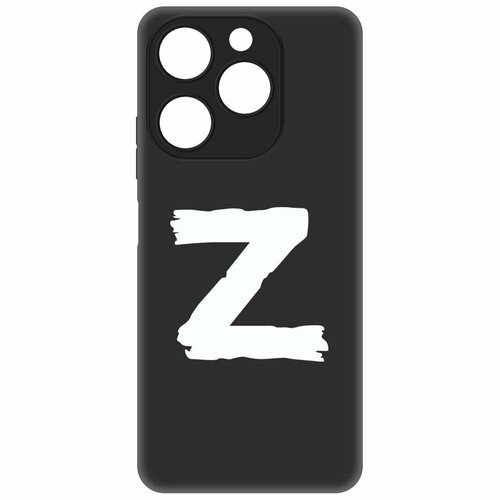 Чехол-накладка Krutoff Soft Case Z для ITEL A70 черный