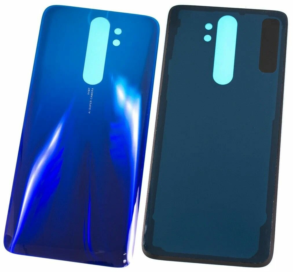 Задняя крышка Xiaomi Redmi Note 8 Pro (M1906G7G/M1906G7i/M1906G7E/M1906G7T/2015105/G7) синяя