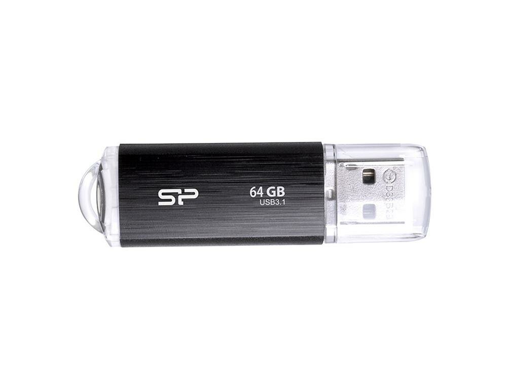 Флешка USB SILICON POWER Blaze B02 128Гб, USB3.1, черный [sp128gbuf3b02v1k] - фото №15